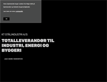Tablet Screenshot of ktstaal.dk